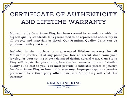 Gem Stone King 925 Sterling Silver Pear Shape Checkerboard Citrine and White Moissanite Pendant Necklace For Women (11.27 Cttw, Gemstone Birthstone, with Chain) - Image 6