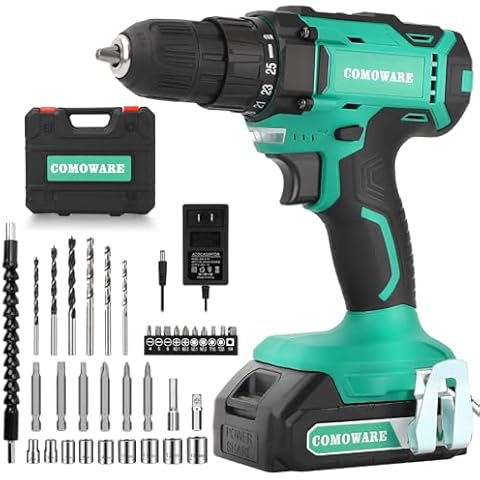 COMOWARE 20V Cordless Drill Set Cover
