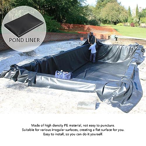 Airshi Teichfolie, Sichere Teichfolie PE, Multifunktional, Leicht zu Schneiden, Flexibel, für Fischteiche (3 * 5M)