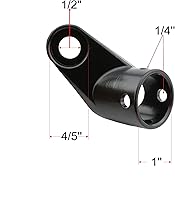 Vista 2 de Acoplador de remolque de bicicleta para empeine y Schwinn, enganche de repuesto en ángulo de codo