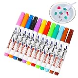 12-Color Magic Drawing Pen Set: Includes 12 vibrant painting markers with floating ink effect, allowing kids, teens, and children to create unique, eye-catching floating ink drawings on water surfaces or paper for endless artistic fun