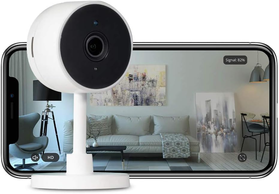 ipixo WiFi Indoor Home Security Camera, Wireless IP Cam with Infrared Night Vision, Instant Motion Alerts, 2 Way Audio, Live Stream, Recording, Playback, Alexa Support, Baby Pet Dog Nanny Cam