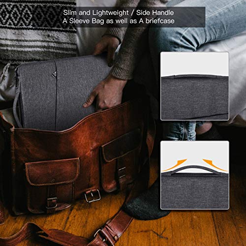 Image of iKammo 13-13.3 Inch Laptop Case Bag For Lenovo Chromebook Flex 5 /Acer Spin 5,Surface Laptop 4 3 /Book 13.5,Hp Spectre X360 /Dell Inspiron 13 7000 /Macbook Pro 14 Inch M1 A2442 Sleeve(Space Grey)