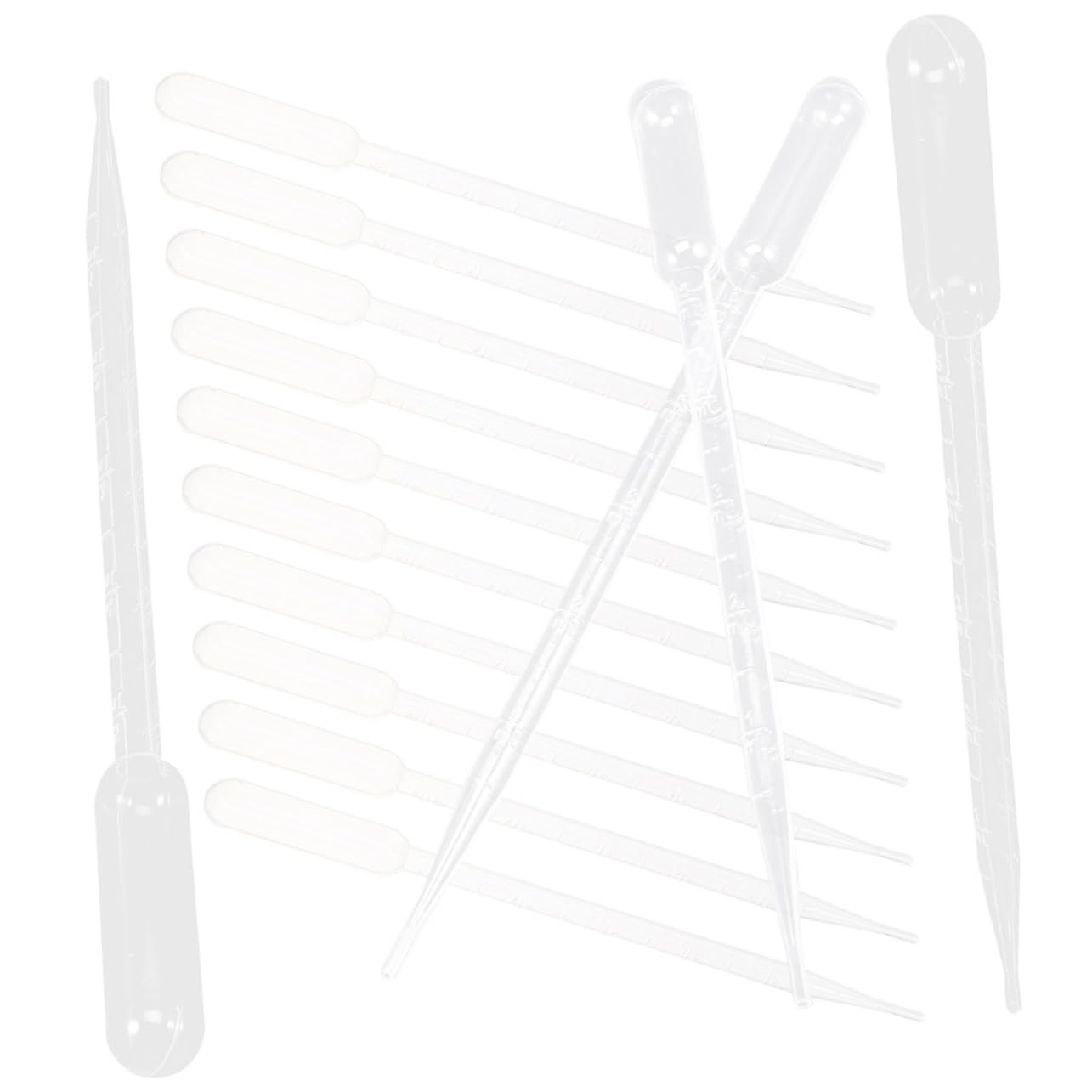 Ipetboom 100Pcs Pipette Droppers for Essential Oils Chemistry Crafts Sturdy Design Easy Liquid Transfer Safe Lightweight for Aromatherapy DIY Projects