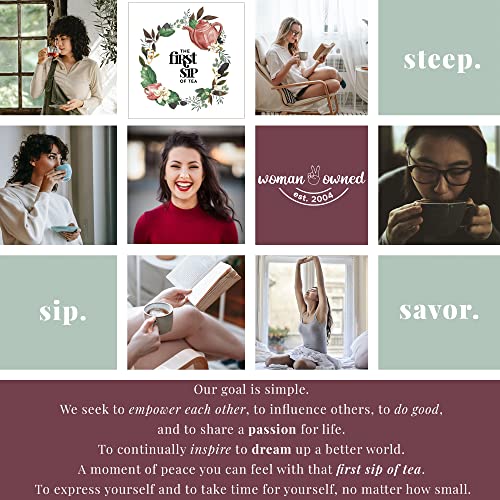 Pure Chamomile Herbal Tea, Pyramid Sachets, Caffeine Free, Natural, Cozy & Calm Perfect For Sleepy Time - 16 Cups | The Spice Hut, First Sip (Pack Of 2) #TOP7