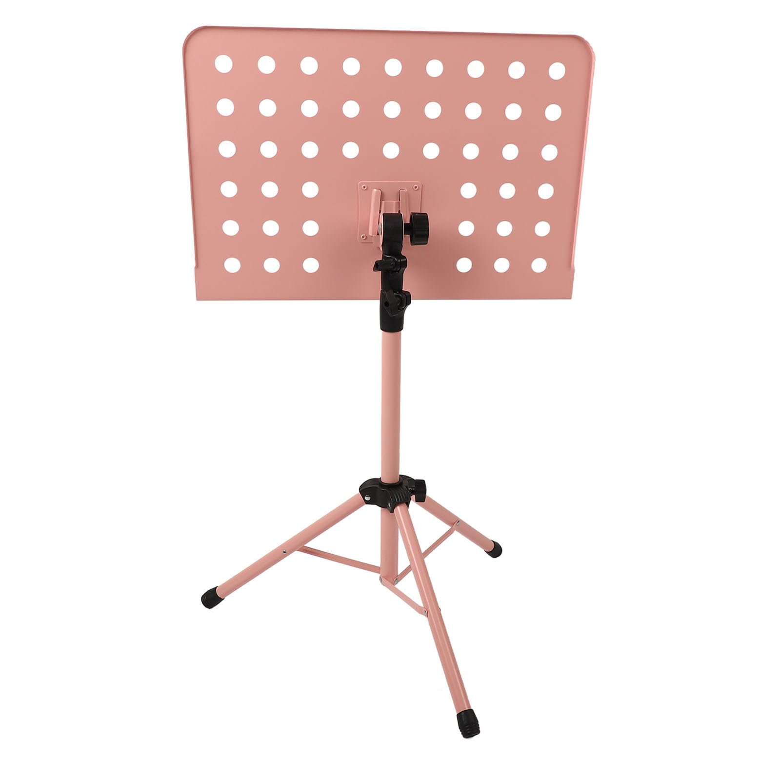 Leggio Regolabile per Spartiti, Design Professionale Portatile per Musicisti e Direttori D'orchestra, Realizzato in ABS e Metallo (PINK)