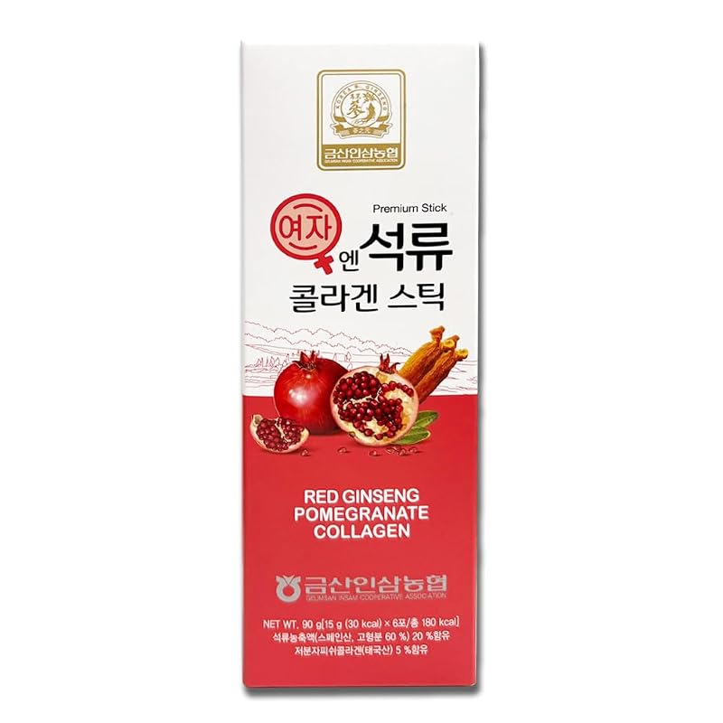 ZIOSTAND Suplemento em gelatina de colágeno, romã e ginseng vermelho, concentrado de romã 93,1%, 6 unidades
