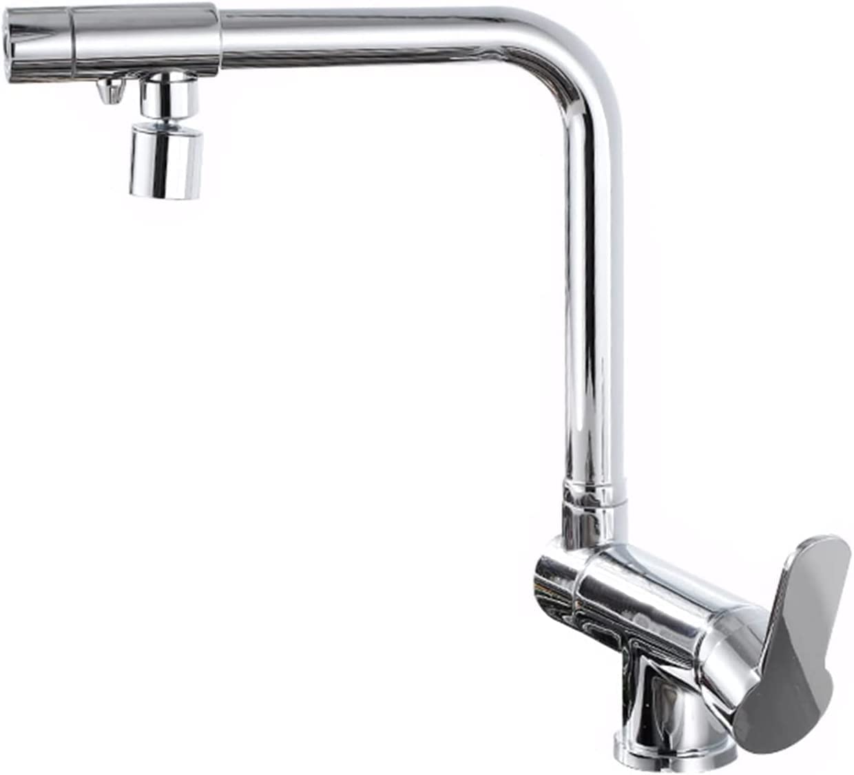 Robinet d'évier rotatif 360 solution pour fenêtre basse noir
