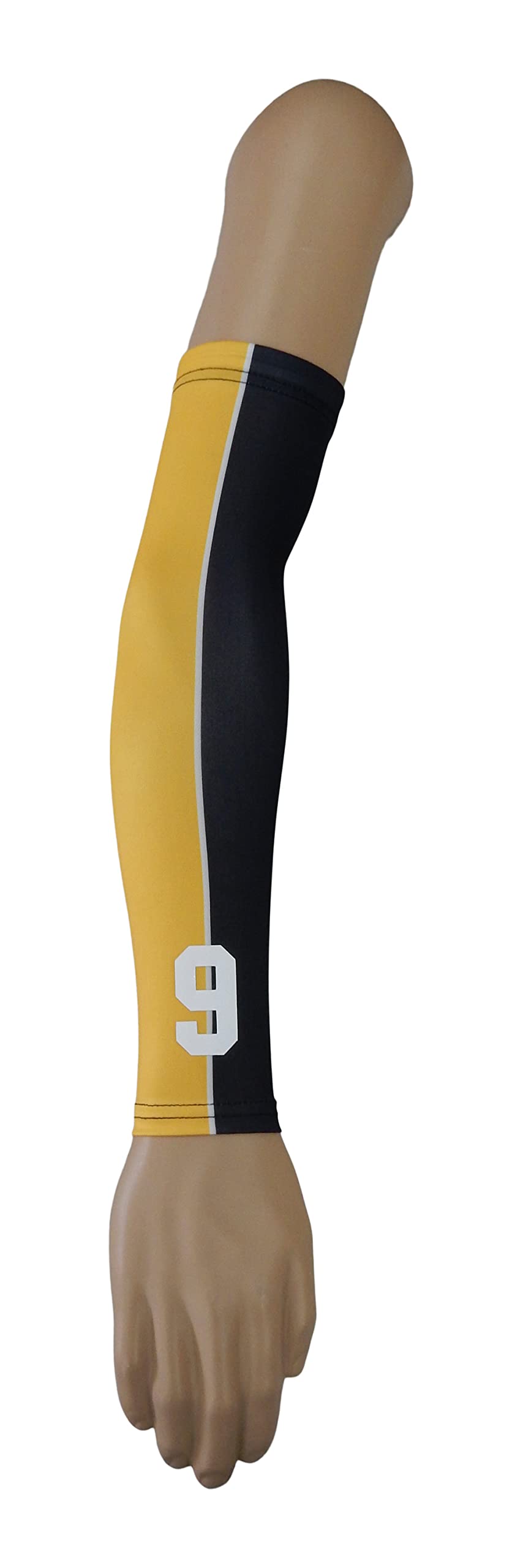 2 Tone - Custom Moisture Wicking Compression Arm Sleeve - Choose Your Number or Initials