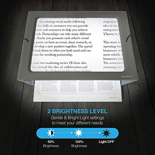 MagniPros-3X-Large-Full-Page-Magnifier-with-12-LED-Lights-Foldable-Flip-Out-Legs-Dual-Power-Supply-Modes-Ideal-for-Hands-Free-Reading-Low-Vision-Seniors-with-Aging-Eyes
