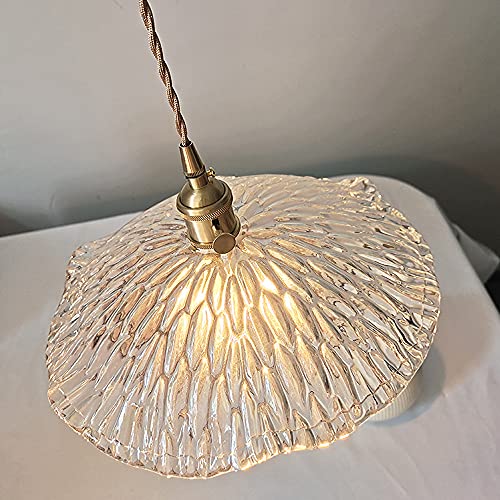 Lámpara colgante de vidrio iluminación de la isla de cocina techo rústico caída 6