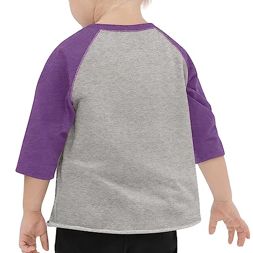 Love Cats Toddler Baseball T-Shirt - Themed 3/4 Sleeve T-Shirt - Art Print Kids' Baseball Tee3