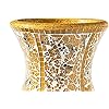 Zorigs Vase – Made of Terracotta with Yellow Tan Glass Mosaic Pieces – Exquisite Home Decor Accent Piece – 18 x 10 Inches - for Hallway, Bedroom, Living Room - Image 5