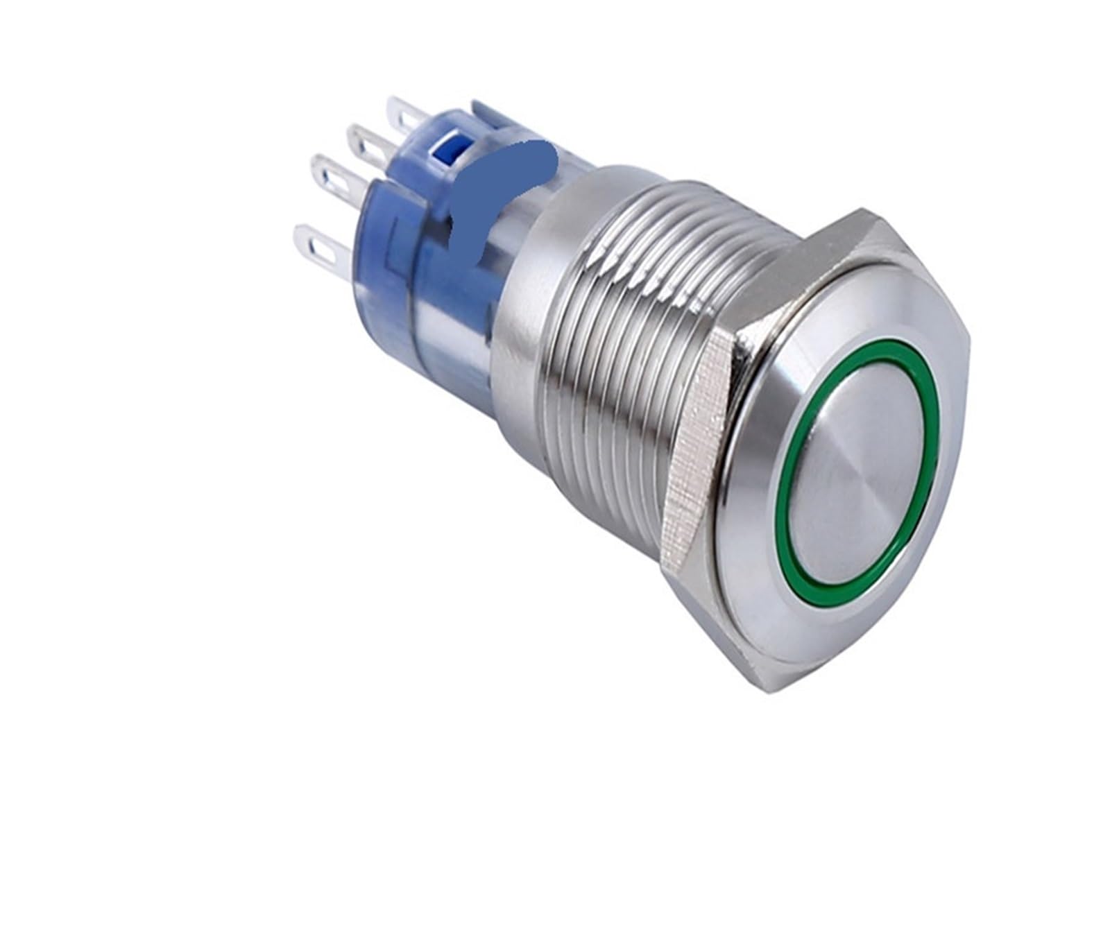 Interruptor pulsador de 16mm PM162F-11ZE para control industrial de 12V y 24V 2