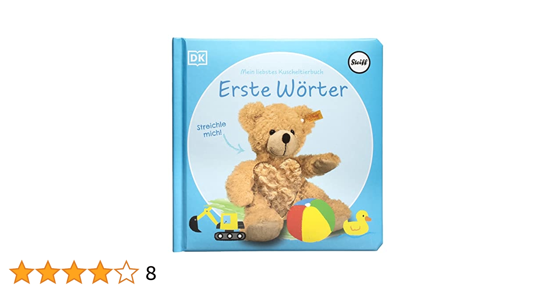 Mein liebstes Kuscheltierbuch. Erste Wörter: Pappbilderbuch