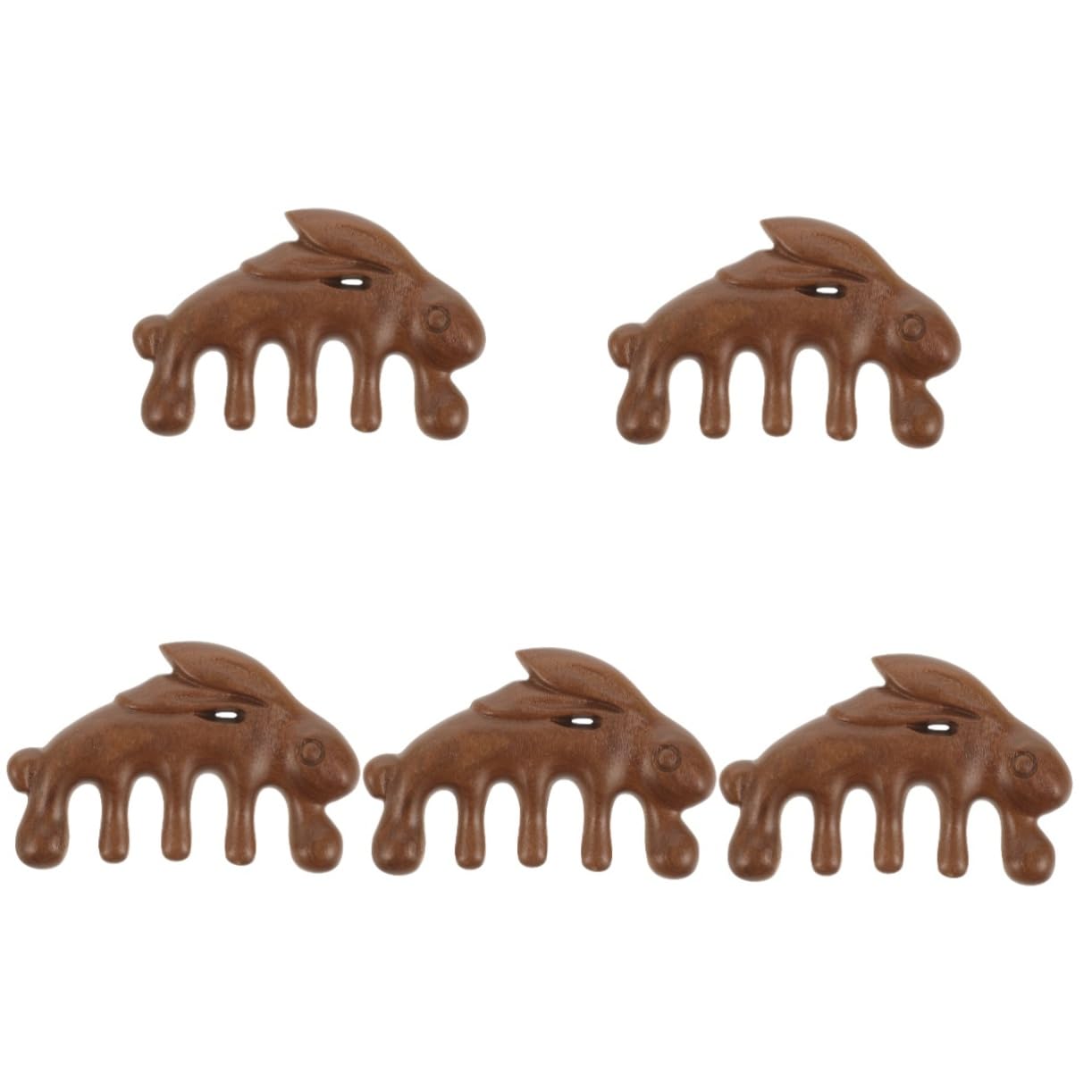 Healeved 5stücke Wooden Scalp Breiter Massagekamm Für Kopfhautentspannung Tragbares Massagegerät Für Zuhause Und Unterwegs Für Stressabbau Und Wohlbefinden