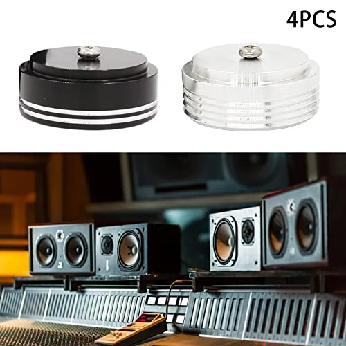 Matedepreso 4 stks luidsprekerstandaard, aluminium isolatie voetendemper luidspreker spike pads standaard voor audio… - Image 6