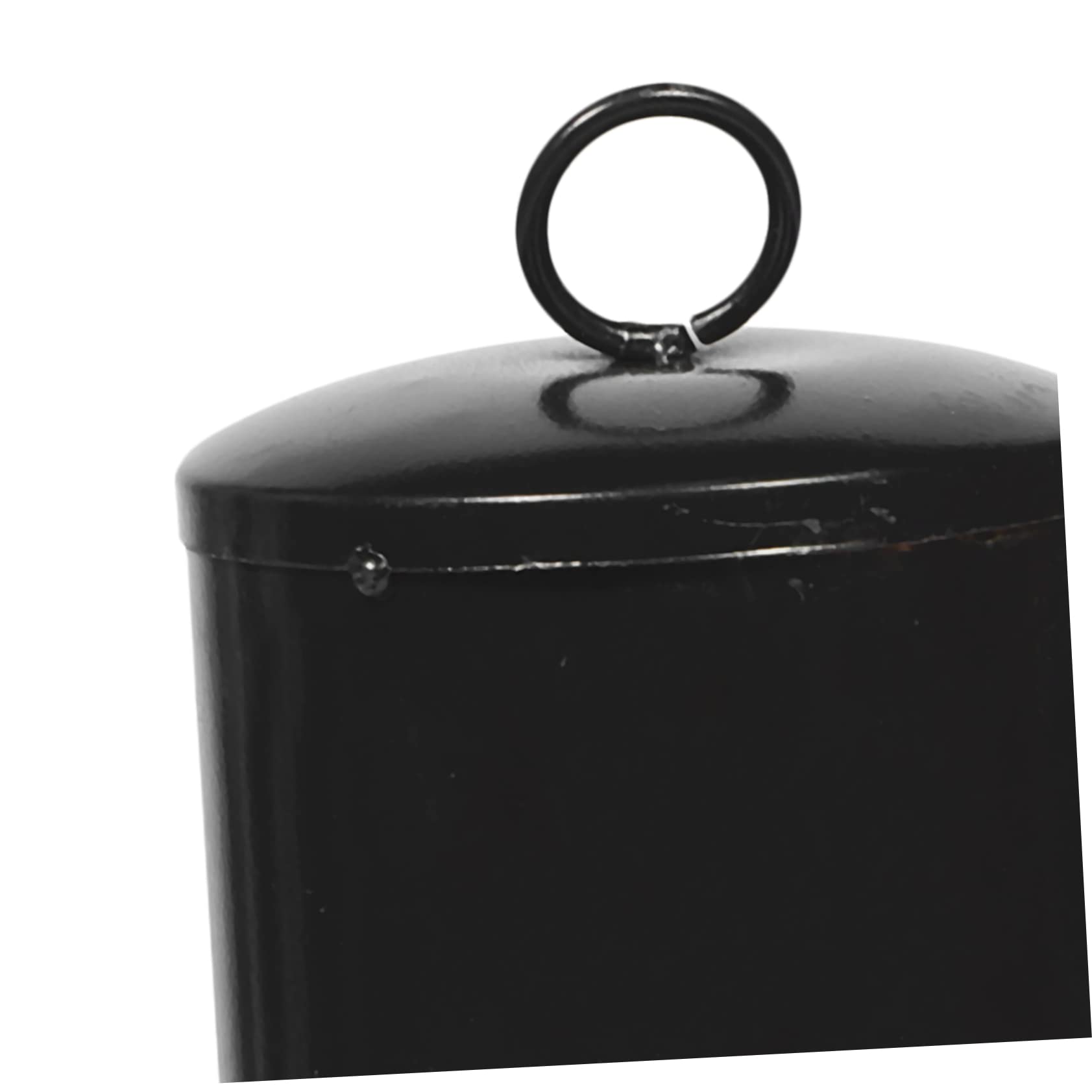 UKCOCO Poste de Bolardo de Acero Negro Portátil para Protección y Barrera de Aparcamiento, Adecuado para Control de Acceso y Seguridad Vial