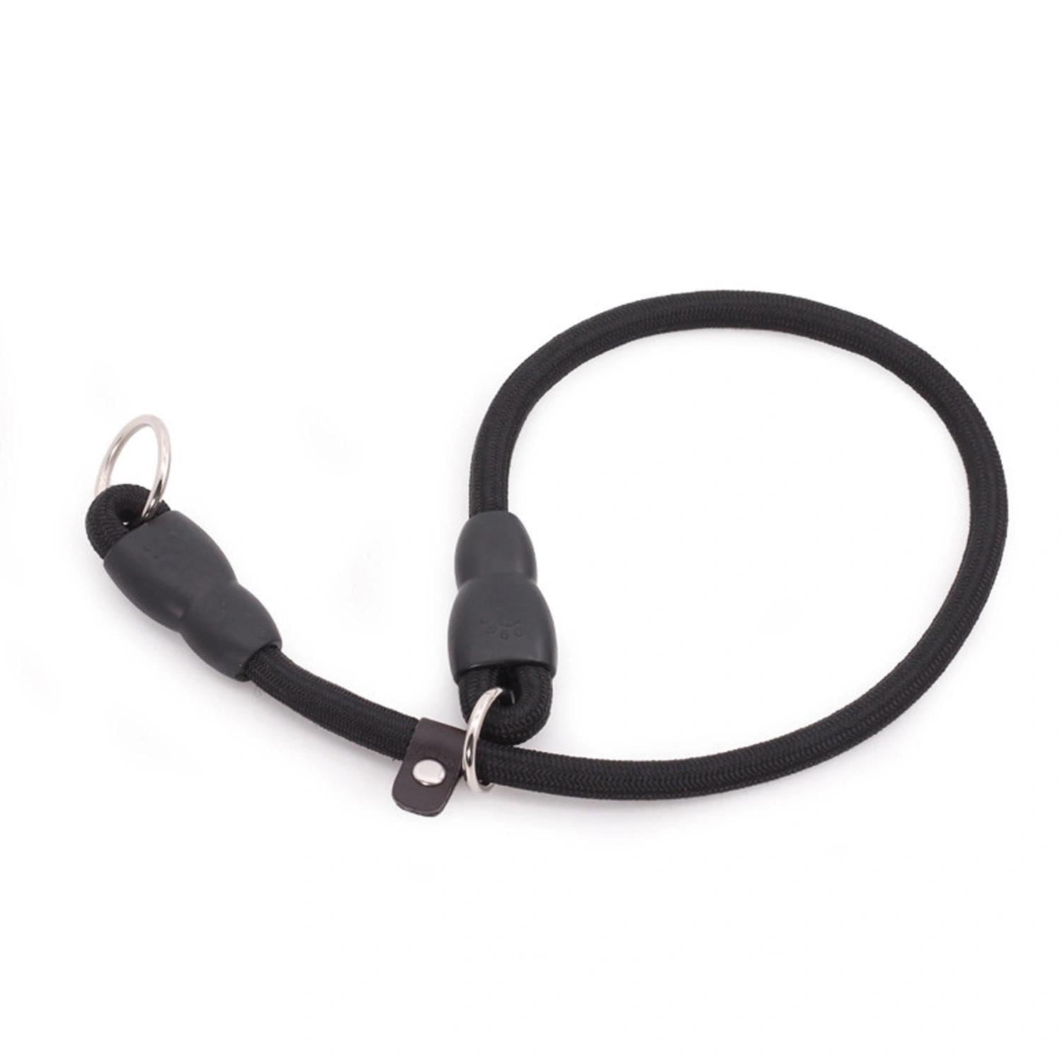 1 Pcs Adjustable Nylon Dog Training Collar – Slip-On Choke Chain Design for No-Pull Control, Perfect for Small, Medium & Large Breed Pets – Durable Pet Walking Accessory.