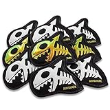 AIMSHARK Skull_Shark Golf Iron Covers/1pcs or 9pcs Set/Golf Head Covers / Golf Club Covers...