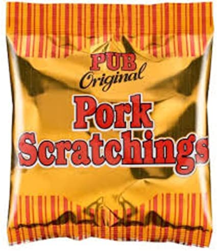 Pub Originals Pork Scratchings - Speckkrusten - Typisch englische Schweinekrusten - Jerky Snack Trockenfleisch 20 x 18g – Bild 5