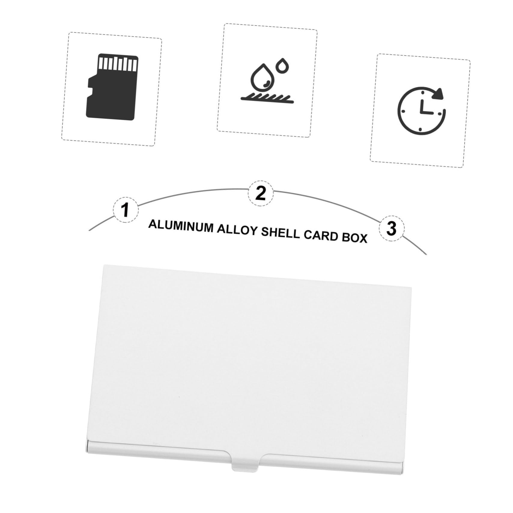 CIYODO Slot Aluminum Alloy Memory Storage Case Durable Accessory Holder for Cards Provides Scratch Protection and Organized Storage for Photographers and Creatives