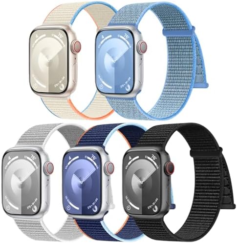 Maledan Bands Compatible with Apple Watch Band 42mm 44mm 45mm 49mm 38mm 40mm 41mm Men Women, Sport Loop Strap Bracelet Replacement Wristband for Apple iWatch Series 11 10 9 8 7 6 5 4 3 SE Ultra 2
