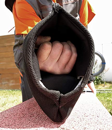 Dingo Gear Schutzärm mit Griff French-Material Nylcott Handarbeit Universal Schutz für Training Hunde Beißtraining Härte Medium Schwarz Jack IGP S00532