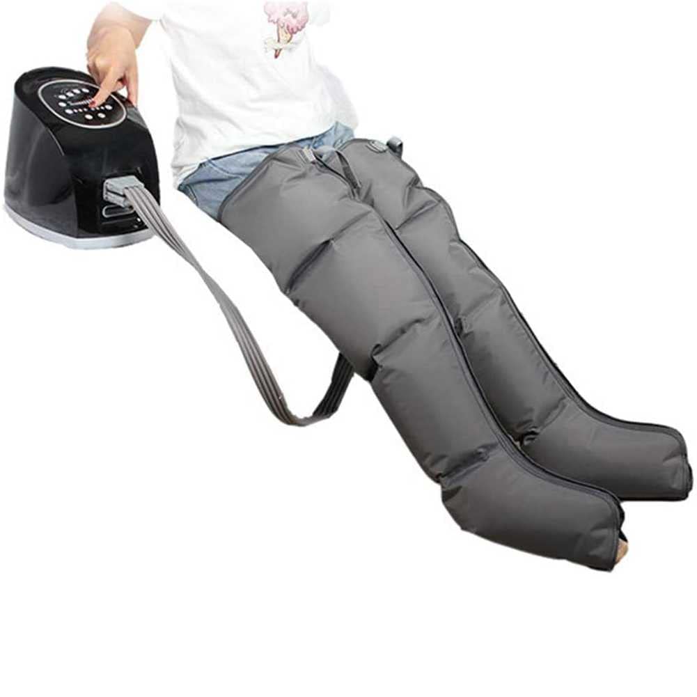 Compressione dell'aria Avvolgimenti per le gambe Massaggiatore Pressoterapia portatile Circolazione Sanità Macchina per il linfodrenaggio del piede Massaggiatore a pressione dell'aria per la circola