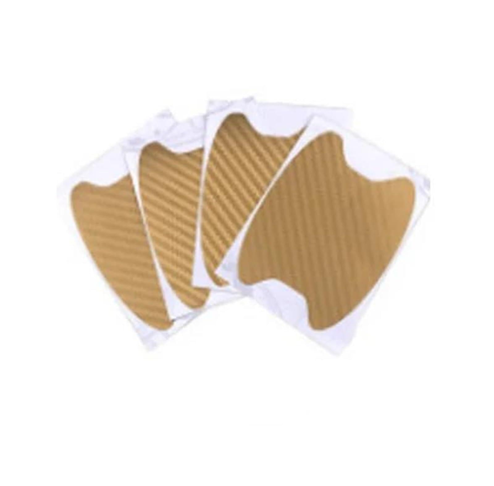 NVNZMFPPW Car Accessories Car Door Sticker Carbon Fiber Scratches Resistant Cover Auto Handle Protection Film Exterior Styling 4Pcs/Set(4PC Gold)