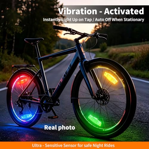Rechargeable Bike Wheel Lights 2-Pack