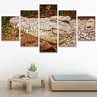 SIGNWIN 5 Panel Canvas Wall Art Coiling Around for Home Decorations Ready to Hang - 60