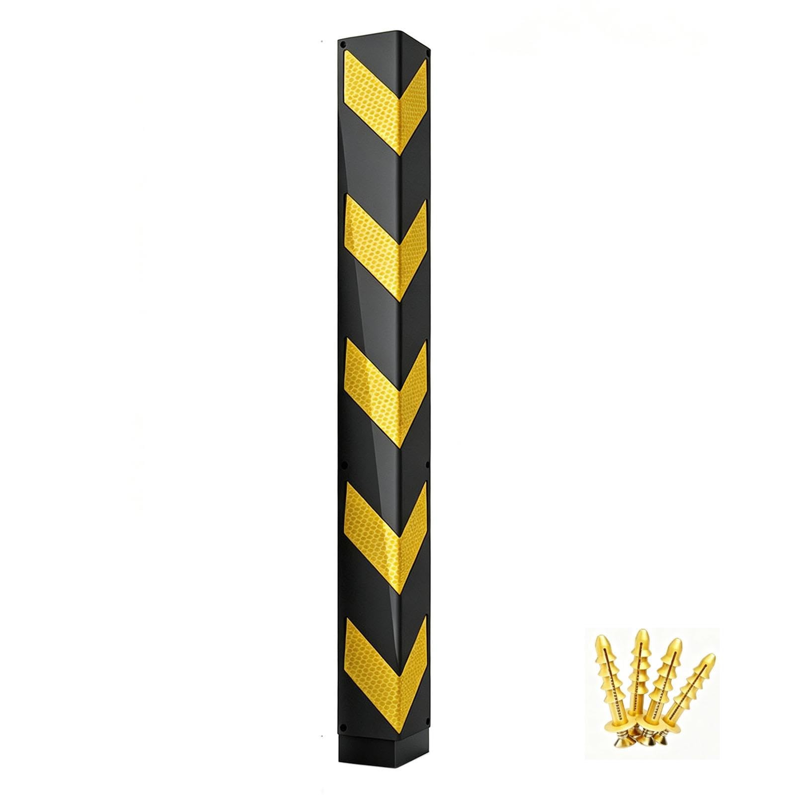Protection Angle Mur en Forme de L, Caoutchouc, 1m Protege Coin