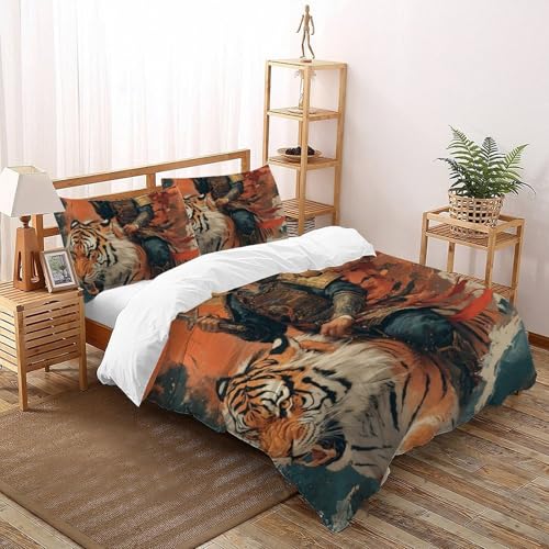 Housse de couette imprimé 3D animaux sauvage avec taies d'oreiller - 2