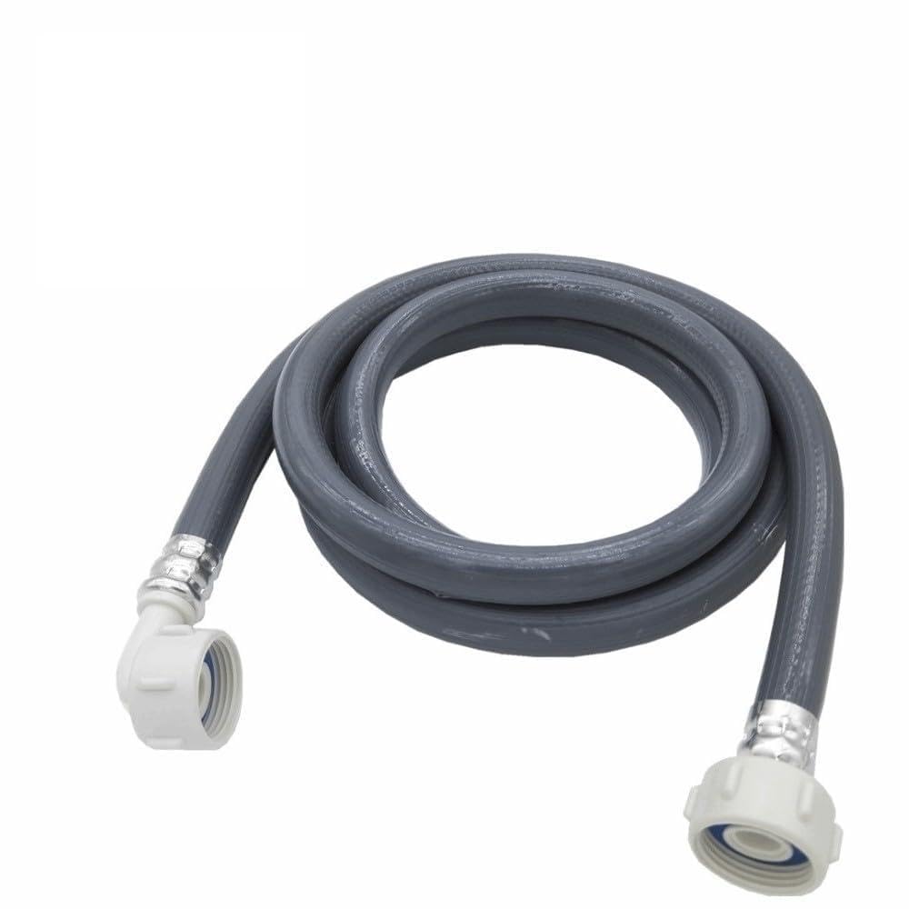 Automatic Washing Machine Inlet Hose High Pressure ‌Explosion Proof European Water Inlet Hose 3/4 Inch Garden Water Supply Pipe(2M)
