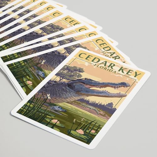 Baraja de cartas Poker Cedar Key Florida 52 cartas miniatura 5