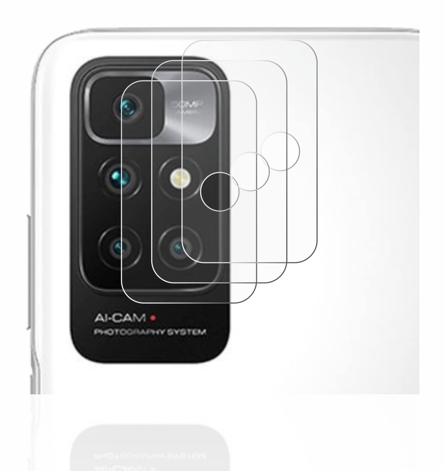 Savvies 6 Pellicole Protettive Per Xiaomi Redmi Note 10 Pro / Max: Protezione Schermo Trasparente Anti Graffio - 2