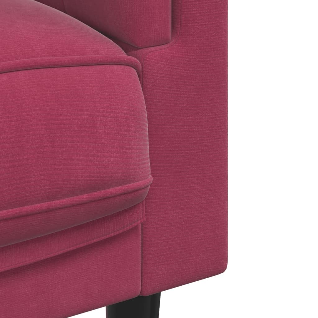 sofás Baratos,sofás de Dos plazas,Sillon Cama 1 Plaza Plegable,Sofá de 2 plazas con Cojines Terciopelo Rojo tintoAdecuado para salón, Dormitorio