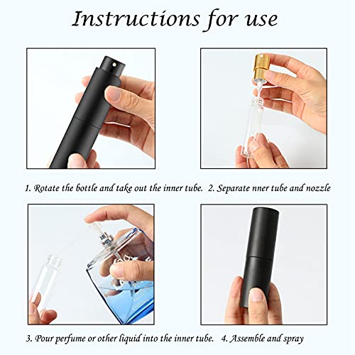 Tragbare, nachfüllbare Mini-Parfüm-Zerstäuberflasche, leere Sprühflaschen, Zerstäuber, Parfümflasche, kleine Twist-Typ… - Image 7