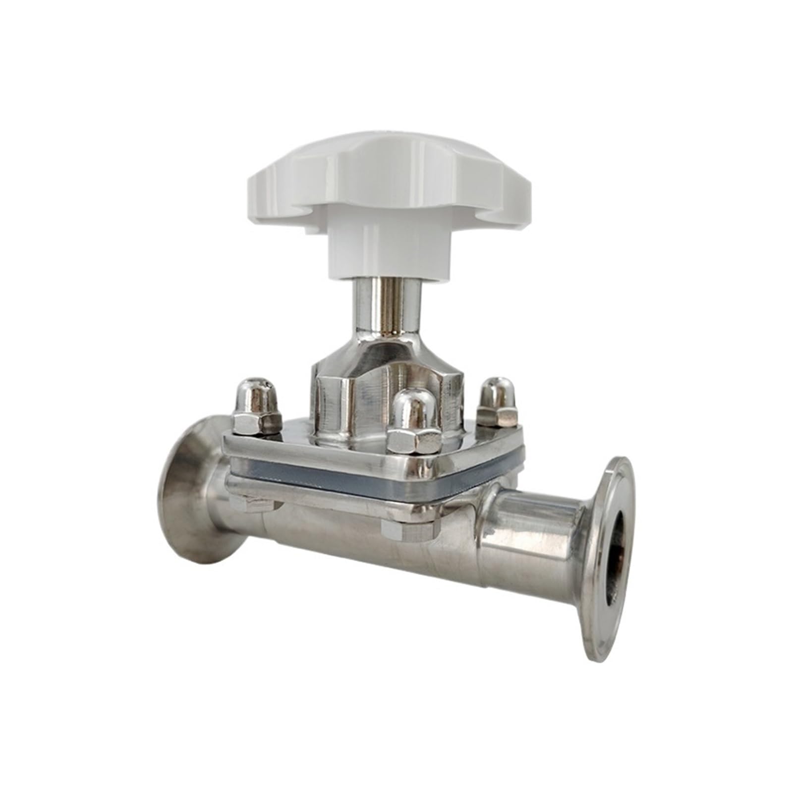 BALYDLUL DN15 DN20 DN25 DN50 1.5" 2" Tri Clamp Diaphragm Valve SS316L Stainless Steel(45mm x Ferrule 64)