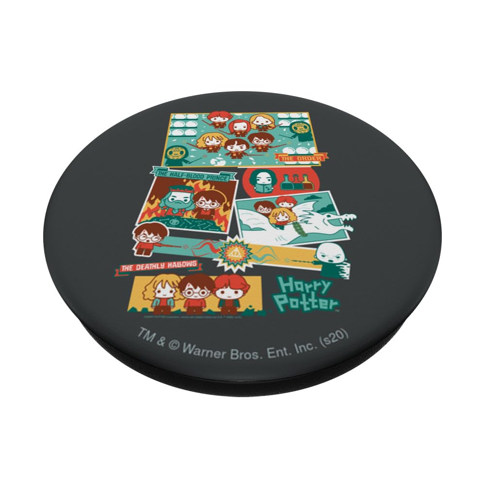 Harry Potter Story Telling Charms PopSockets Swappable PopGrip, Black - Image 2