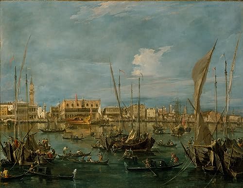 Lienzo de la Cuenca de San Marco de Francesco Guardi, decoración ideal para salón