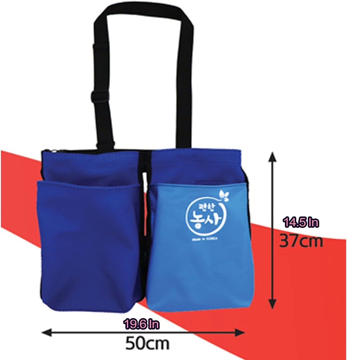 Vest Pocket Apron,2 Wide Pocket & Round Bottom Zipper Gardening Apron, Farming Harvest Pouch for Gardener Gardening Agriculture Working Outdoor Field Day