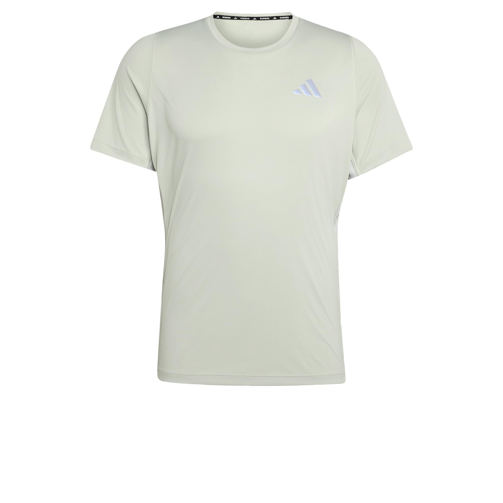 adidas Men's Adi365Breeze Running Shirt, Halo Green/Grey one, S