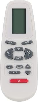 YKR-C/01E Replacement Remote Control Compatible with Aux Air Conditioner