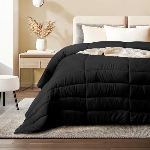 La Mejor Recopilación de Cobertores selene - 5 favoritos. 41 Dreamlab Edredón Acolchado para Toda Estación. Relleno de Microfibras Recubiertas con Gel. Lavado a Máquina. Usar como Edredón o con Funda Duvet. Hipoalergénico. (Negro,...