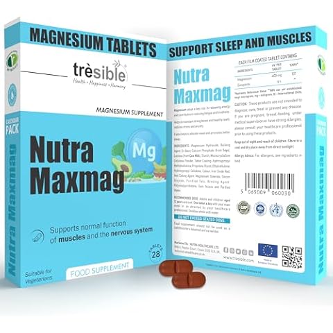 Tresible High Strength Magnesium Tablets for Health Cover