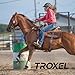 Troxel Rebel Bold Horse Riding Helmet, Low-Profile, Light, Adjustable Design, Safety Horseback Riding Gear, Small (6-5/8 - 7), Arrow
