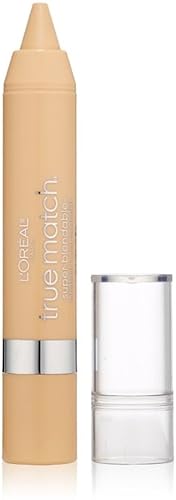 L'Oreal Paris True Match Corrector de ceras supermezclable, cálidojusto, 0.10 oz, paquete de de 4