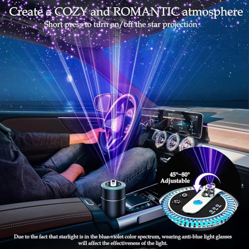 Image of RoyAroma Smart Car Air Fresheners with 160ml Car Essential Oils